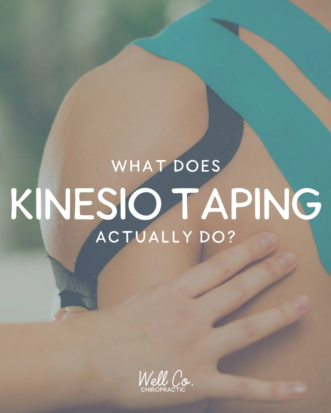 Sometimes your body just needs a little extra help. Kinesio tape supports muscles and joints, helps with circulation, and gives your body a gentle reminder to move the way it&rsquo;s meant to. Great for athletes, weekend warriors, or anyone dealing w