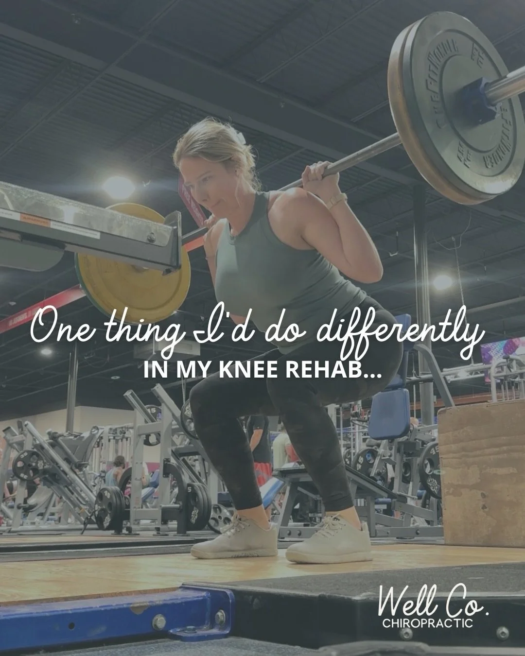 One thing I&rsquo;d do differently in my meniscus rehab journey? Give myself the time. It takes cartilage (which is what the meniscus is) 6 MONTHS minimum to heal. 

#sarasotachiripractor