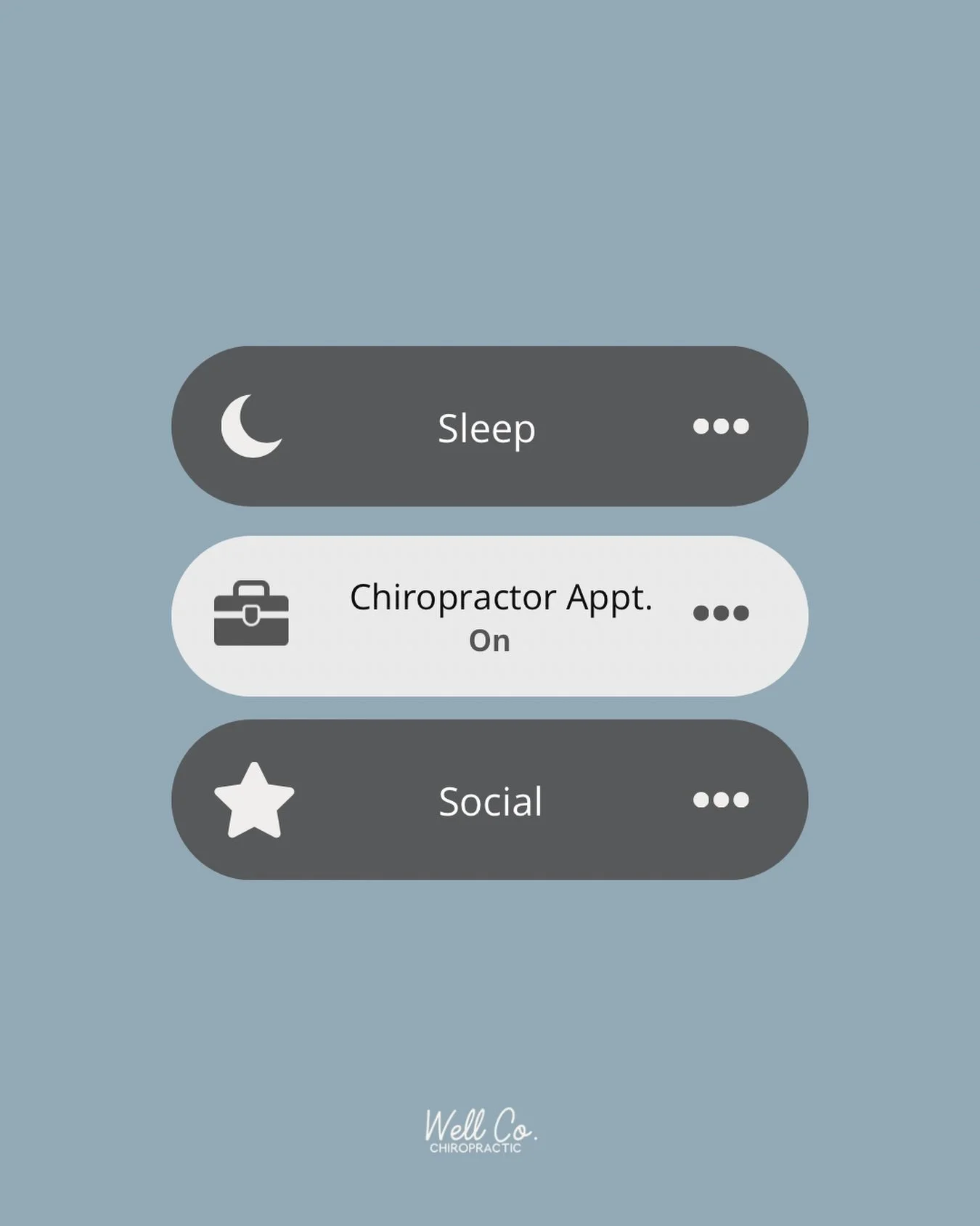 DND for your chiropractor appointment is kind of like a power move. 

#sarasotachiropractor