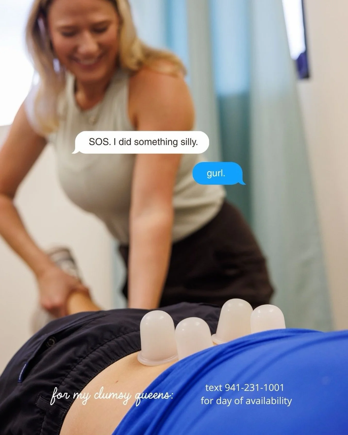 Listen, if you just texted me, this isn&rsquo;t about you 😂 I promise this was preplanned! 👀

While I love people scheduling out, I understand emergencies happen! You can text 941-231-1001 or look online at wellco.janeapp.com for booking!
