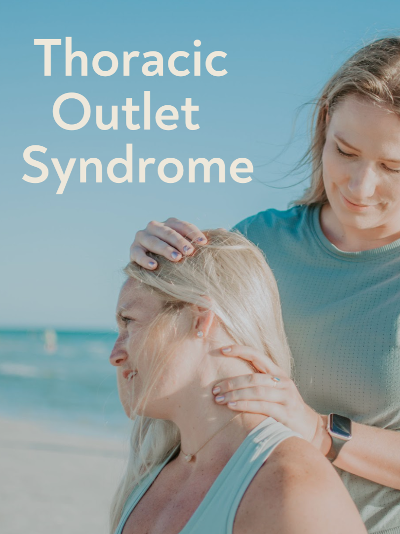 Dr. Sandy Arthur treating thoracic outlet syndrome with Active Release Technique in Sarasota
