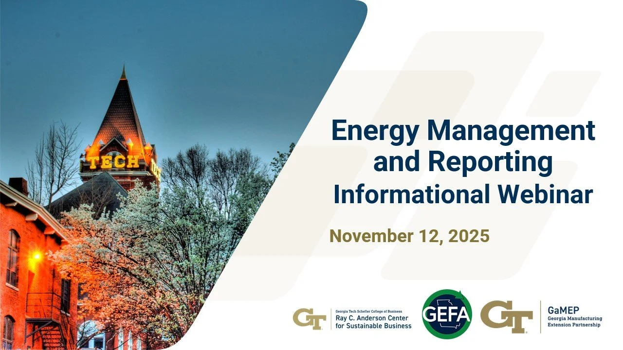 Info Session: New Energy Management &amp; Reporting Course