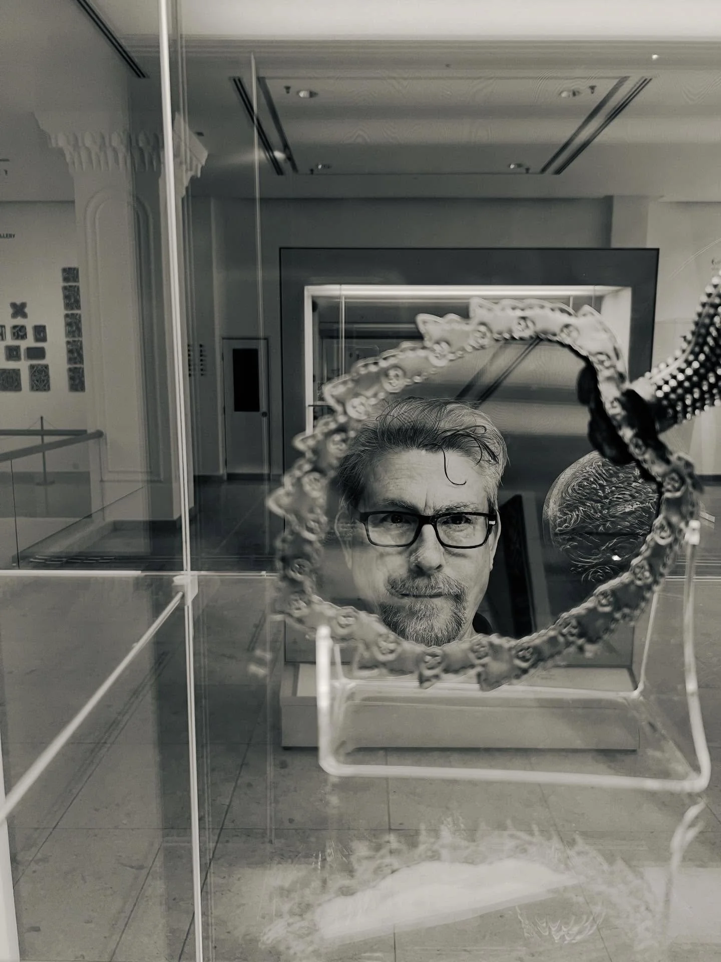 Self-portrait in an Egyptian hand-held mirror (Islamic Art Museum in Kuala Lumpur)&hellip;