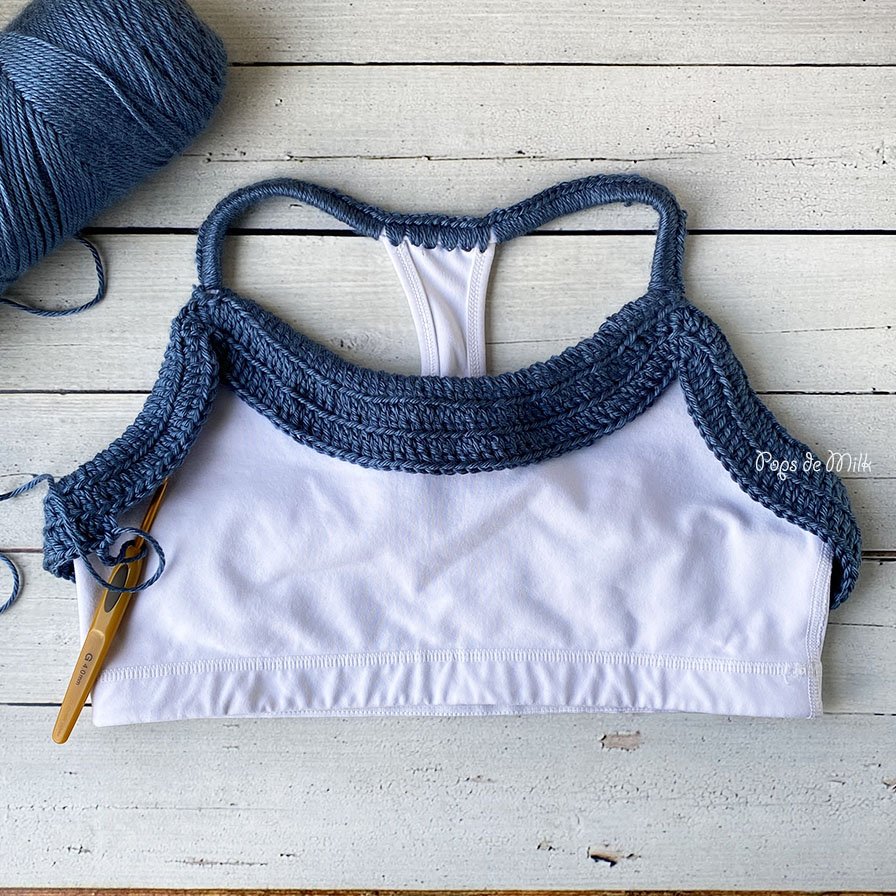 Upcycled Sports Bra Crochet Tutorial and Photowall Collaboration