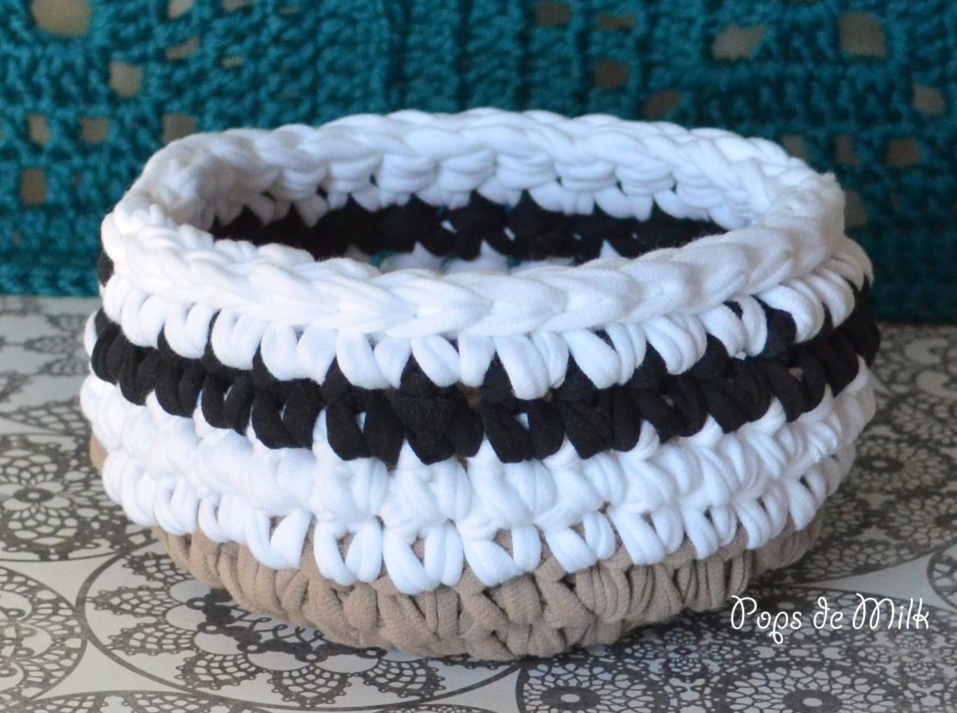 Quick and Easy Crochet Yarn Bowl // Make your own yarn bowl