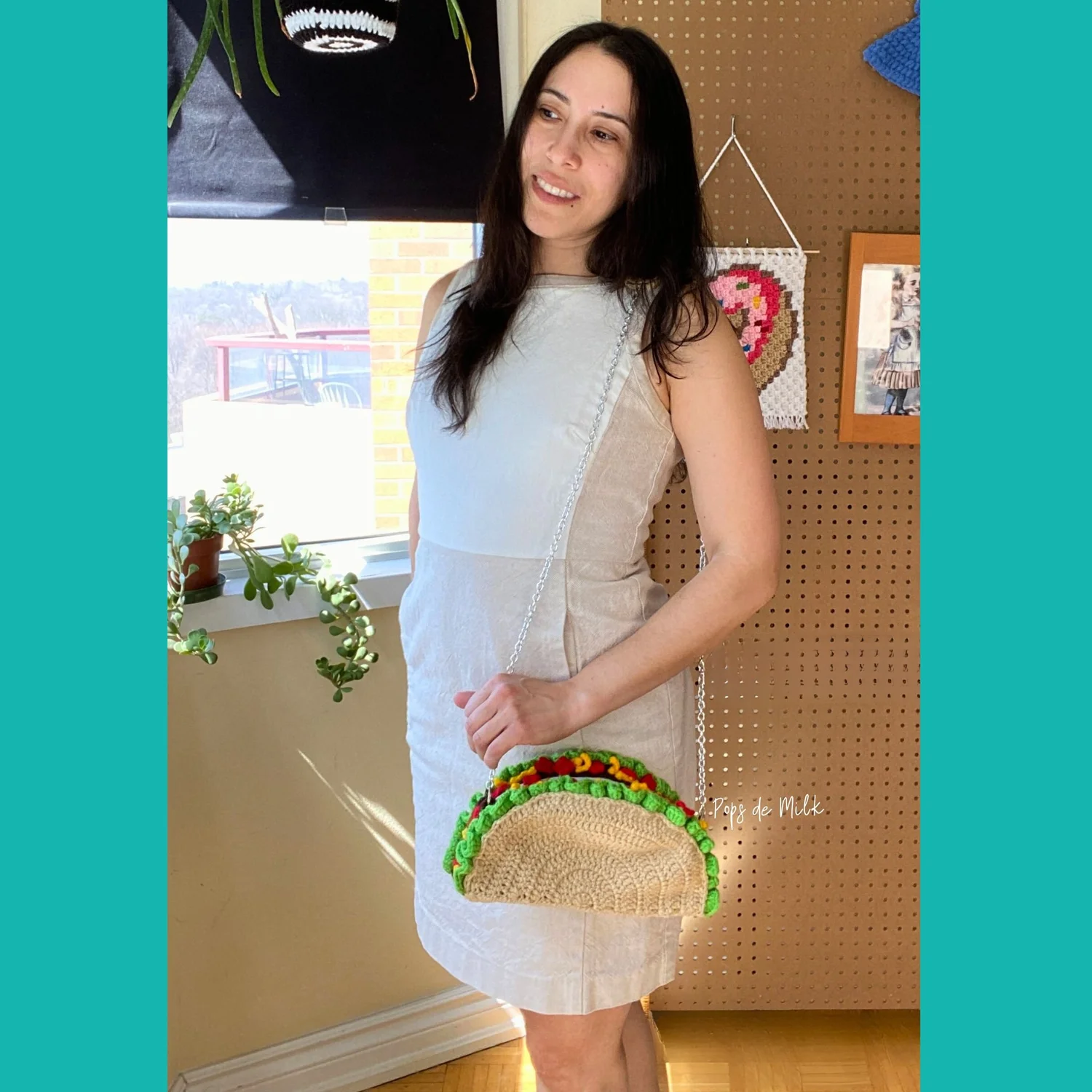 Crochet Taco Bag Pattern — Pops de Milk - Fun and Nerdy Crochet Patterns