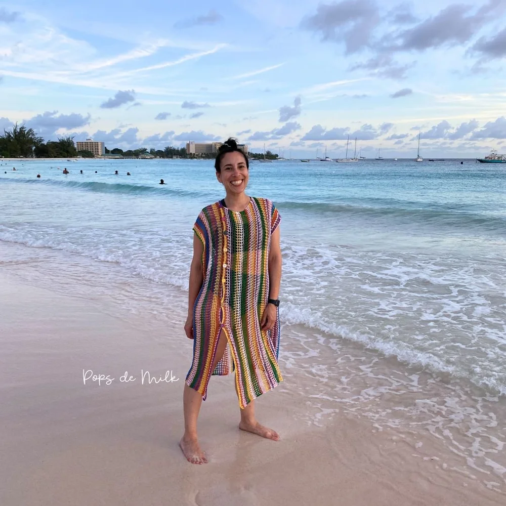 Crochet Beach Cover Up - Effortless Resort Style