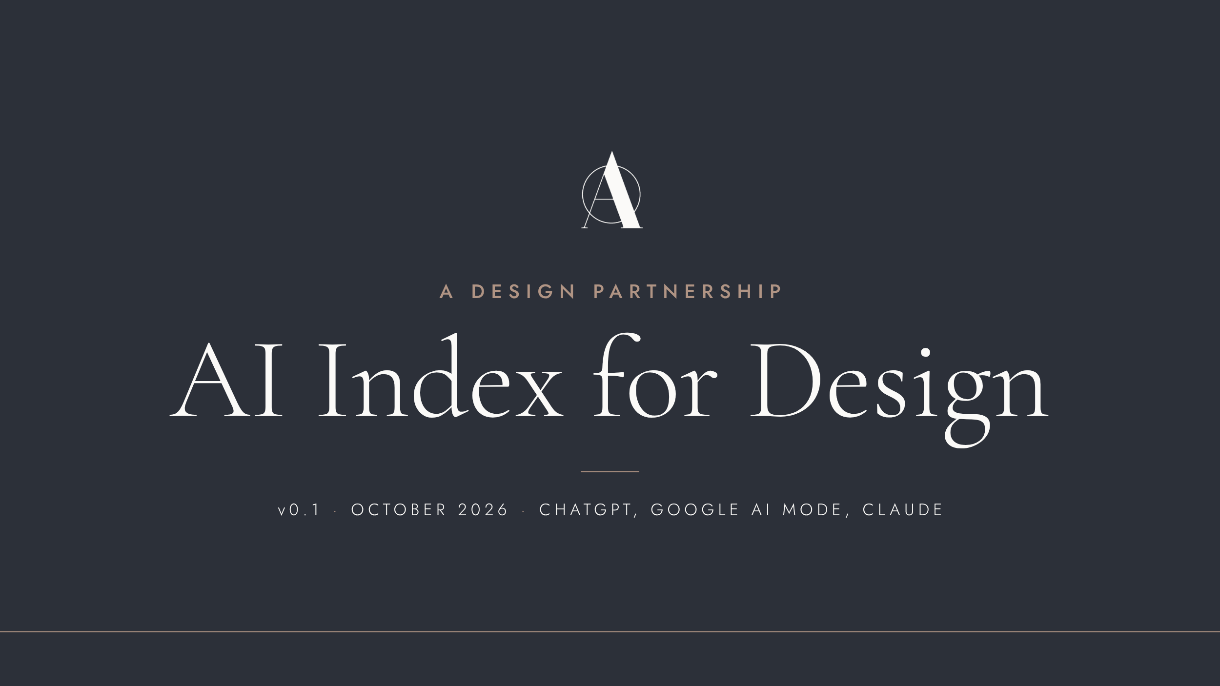 The Design Press AI actually reads, version 0.1