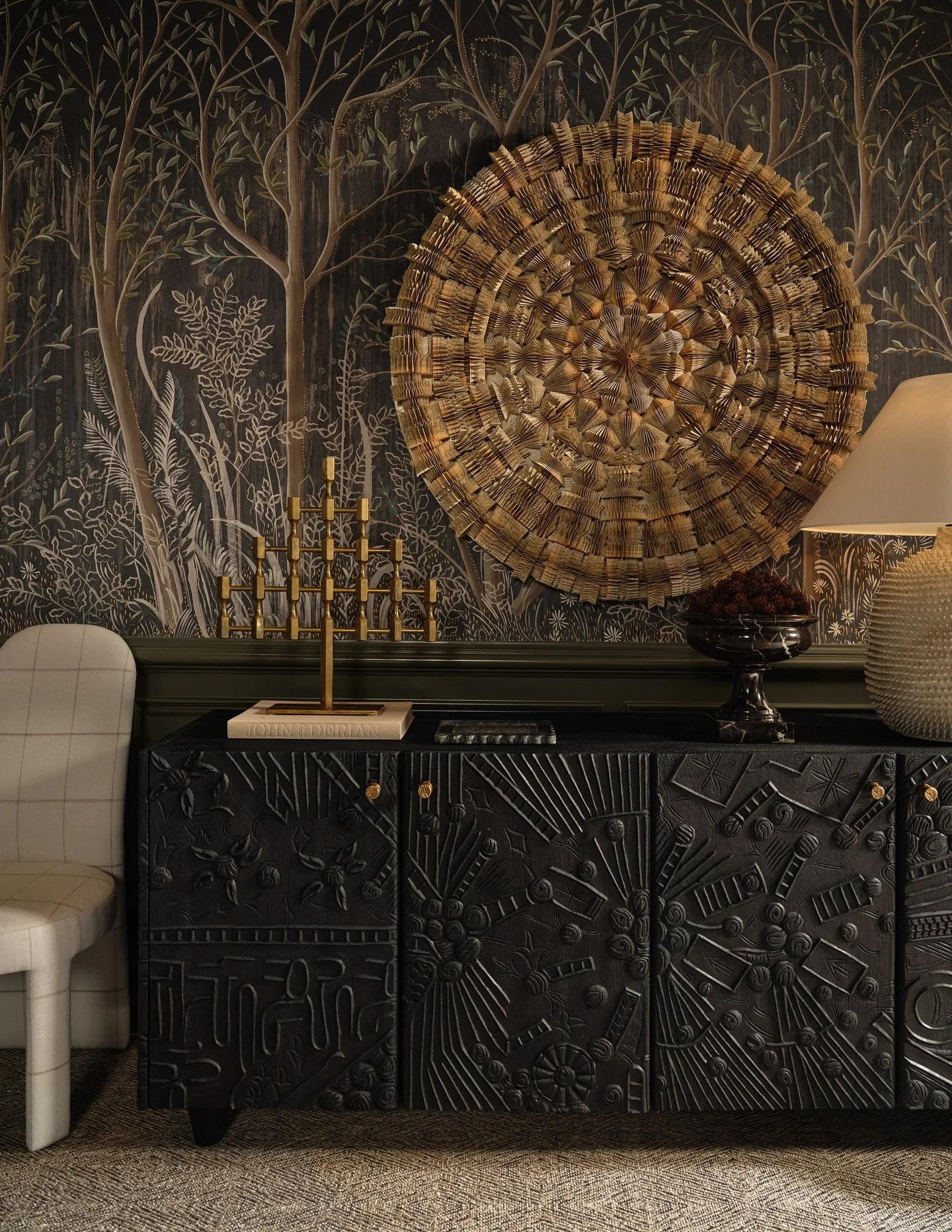 We&rsquo;re thrilled that Karen&rsquo;s 48&rdquo; Mandala was featured in the 2025 @kbshowhouse Dallas, thanks to the incredible vision of @samanthafisherstudio.

Samantha invited us to collaborate in bringing her stunning design to life, and Karen&r