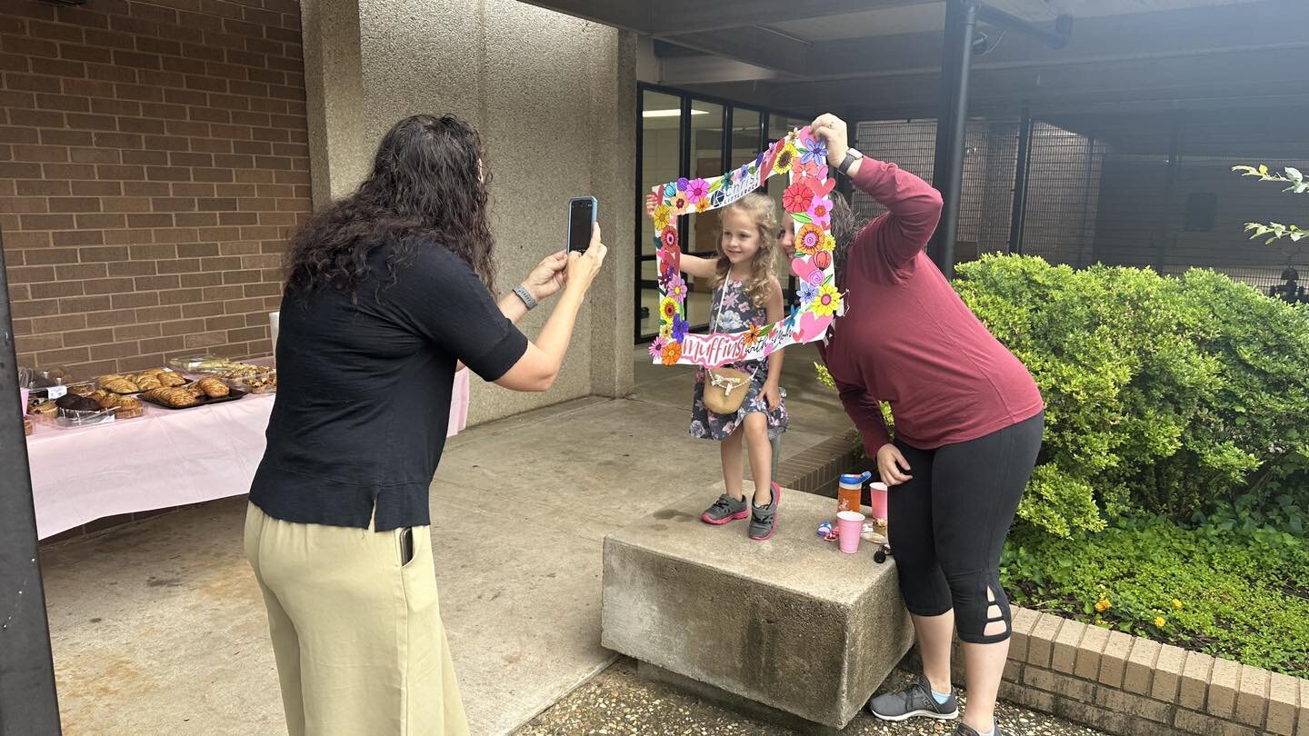 Muffins with Moms this morning! Happy Mother&rsquo;s Day!