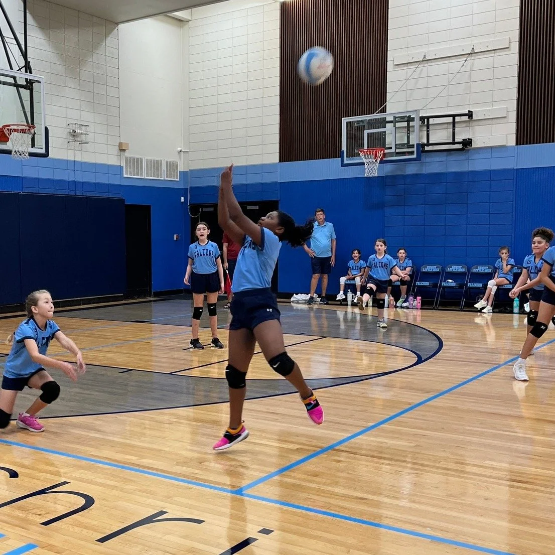 Christ Little Rock Falcons Volleyball Game
