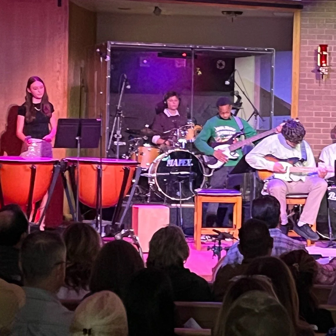 Student Band Performing at Christ Little Rock School