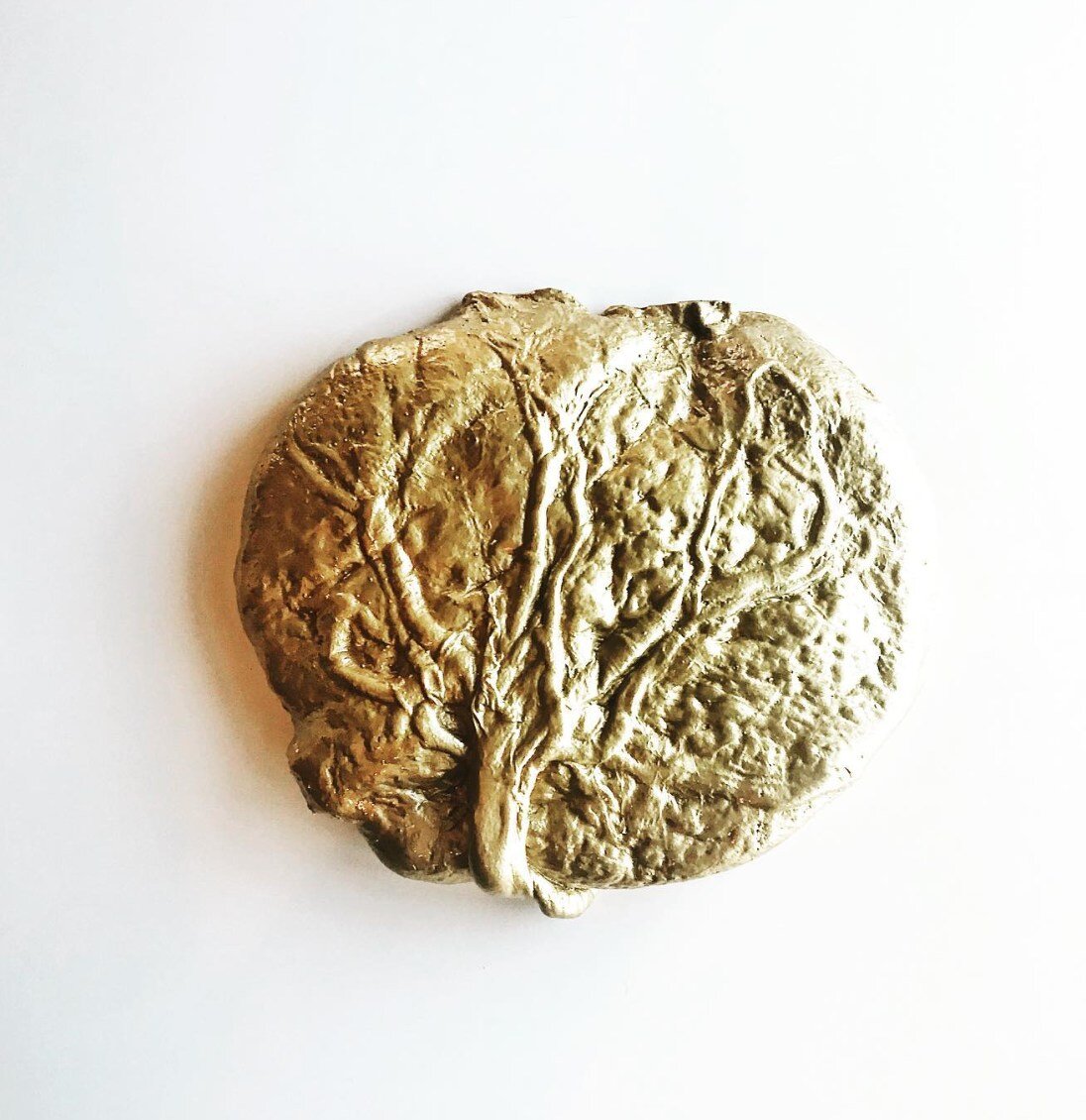 Like a tree with many branches, paths and purpose &mdash; a tree of LIFE.
.
This beautiful piece of art is exactly what you think it is, a stone casting of a placenta. It is an art piece that reminds us of the amazing things a body can do and the ama