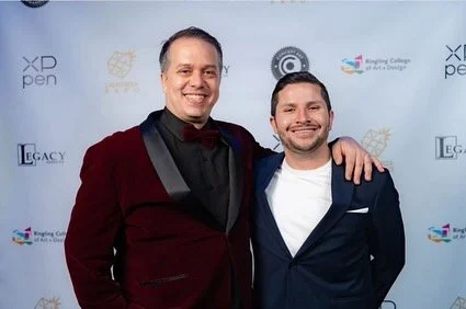 I had the distinct pleasure of getting to present some awards this year at the Concept Art Awards during the 2024 @lightboxexpo Lightbox Expo. It was so much fun working with @the_art_of_andres_martinez to give the awards to some exceptional talented