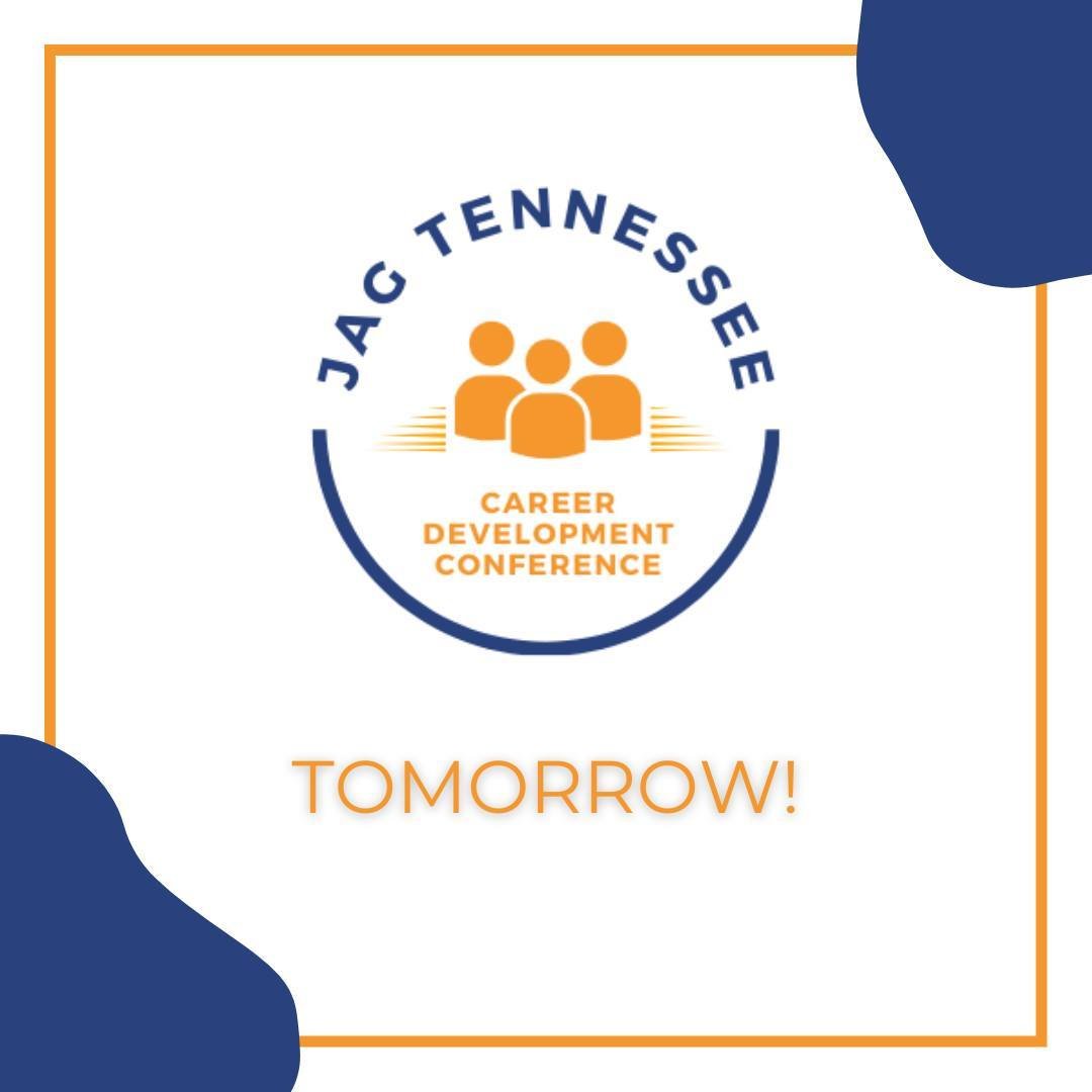 The wait is almost over - our JAG Tennessee State Career Development Conference is TOMORROW! We can't wait to see these students shine. Be sure to follow us on IG and FB stories throughout the conference for behind-the-scenes looks, Q and A's with st