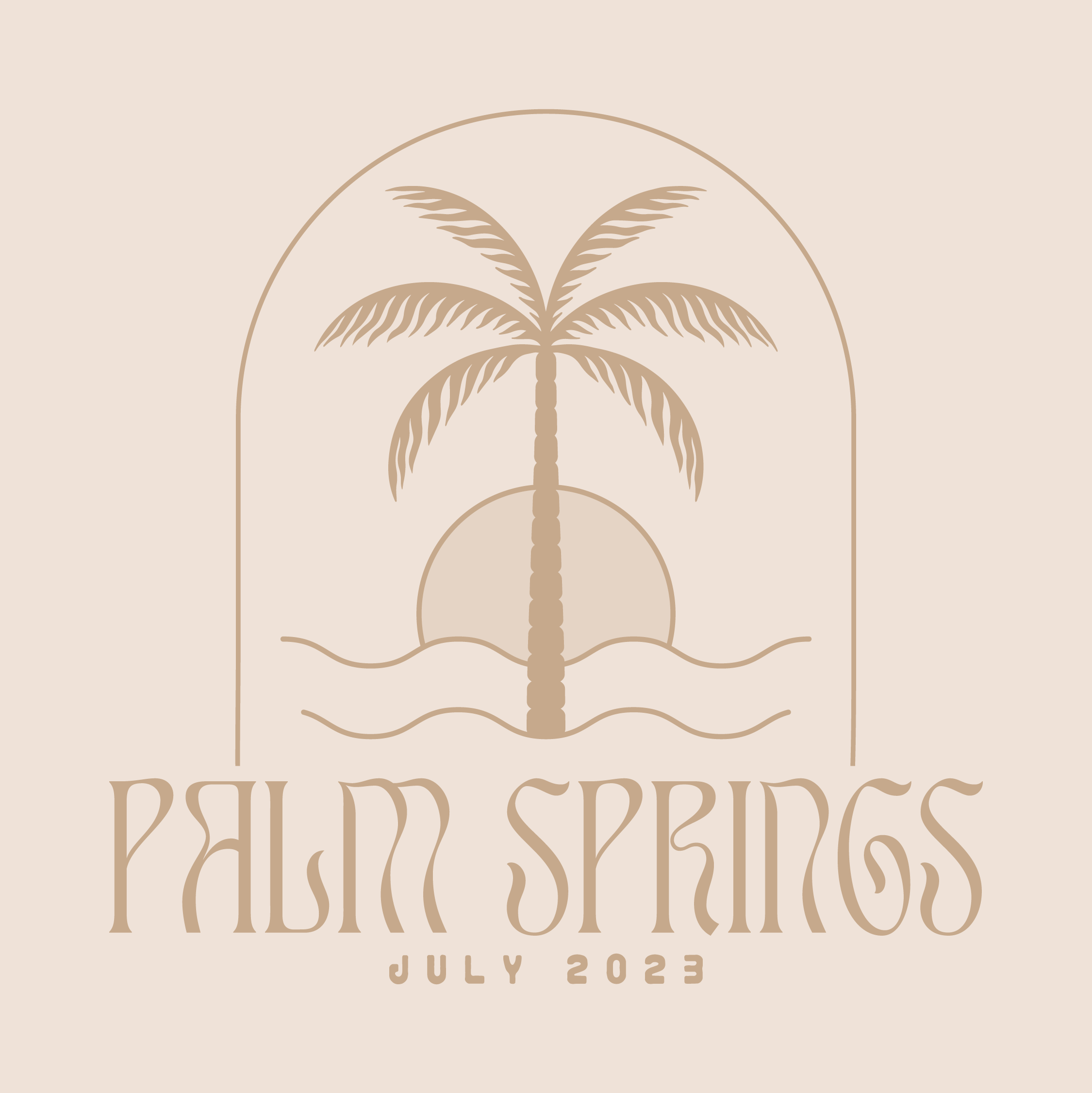 Palm Tree Sunset