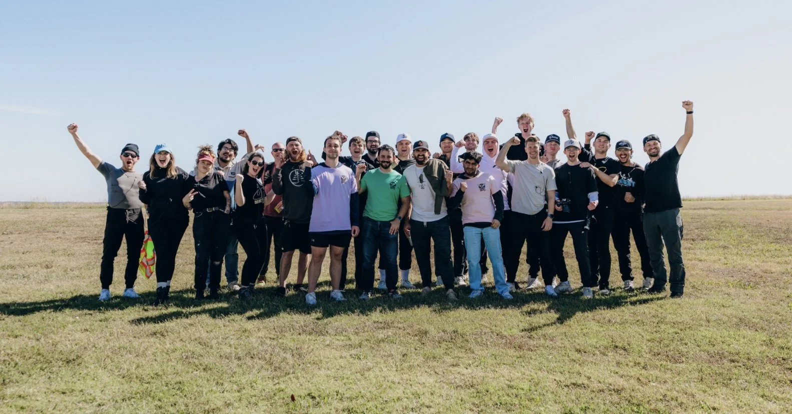 Cast and Crew of "100 Person Rockets"