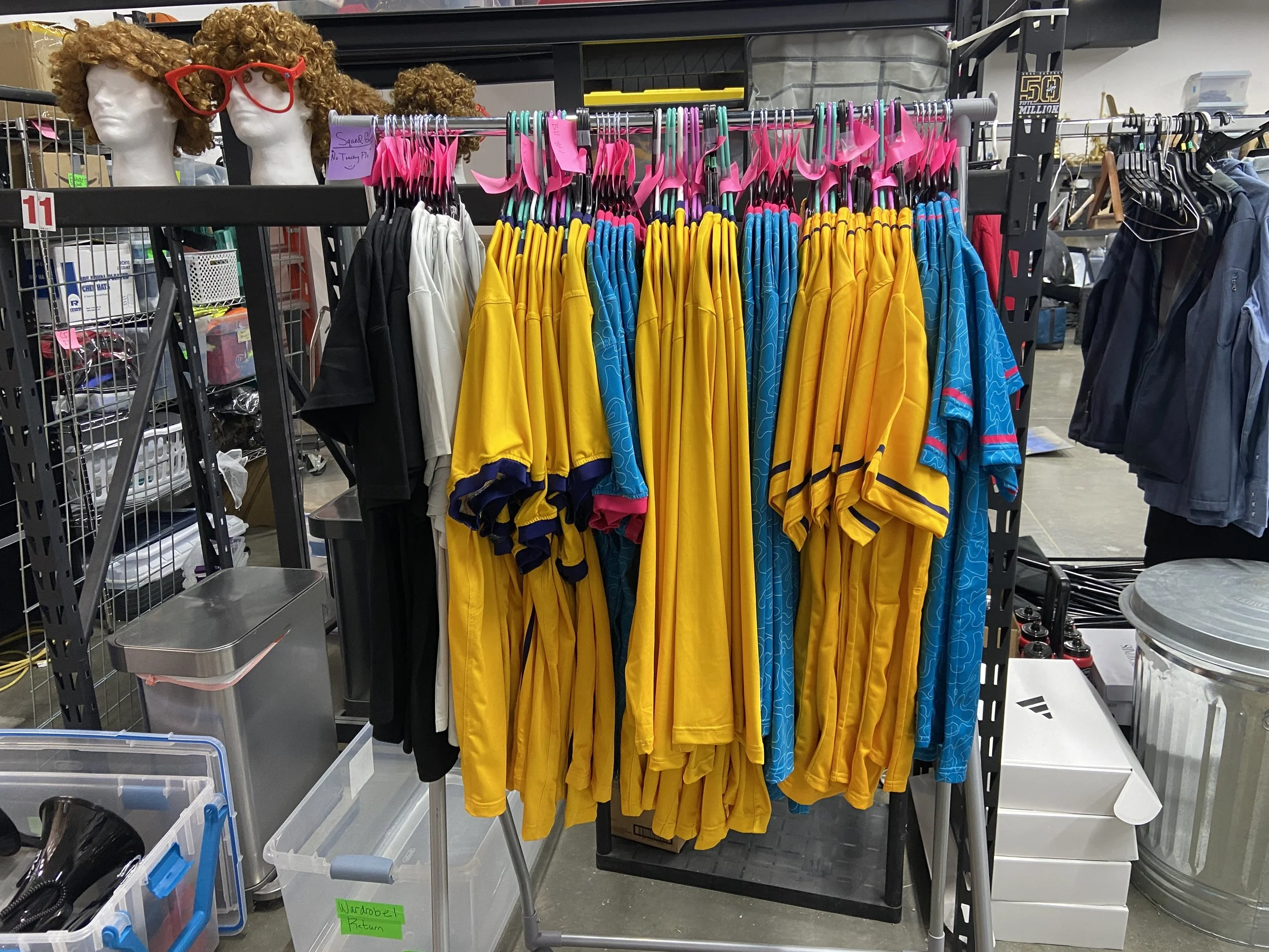 Darcy managed and organized wardrobe for "Squad Games: Dude Perfect vs. Savannah Bananas"