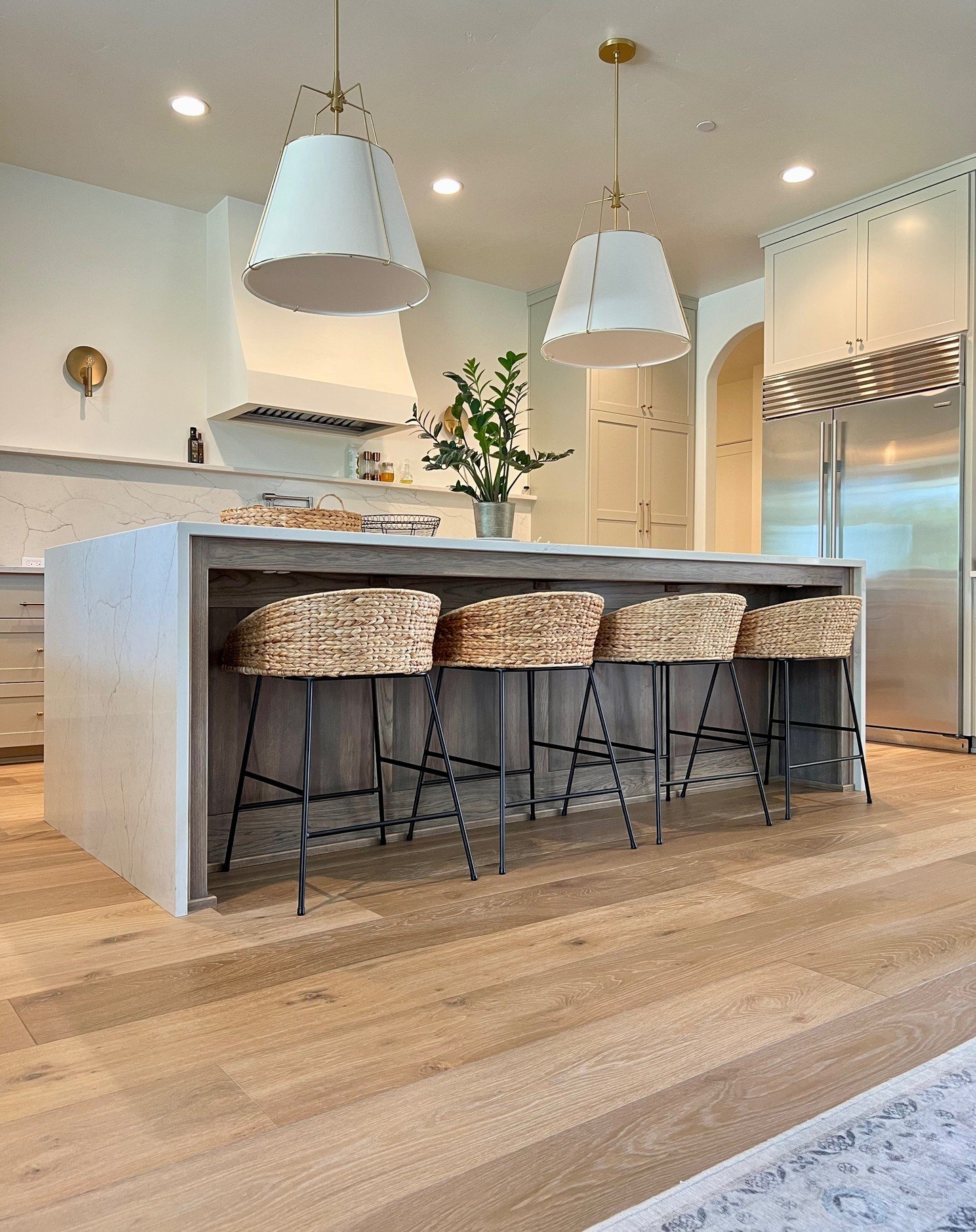 This was a personal favorite of ours! Besides the wonderful hospitality provided, this house was a gorgeous one built by @Northwesthomes and we had the opportunity to install this beautiful hardwood designed by @californiaclassicsfloor. Thank you @No