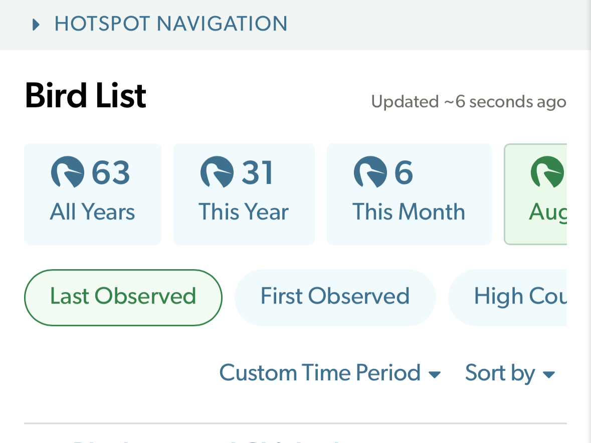 Intro to eBird at Audubon Bench