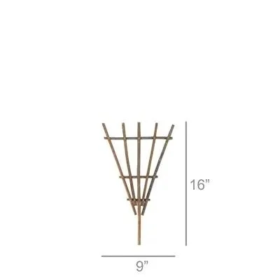 Natural Staked Twig Trellis  Bloom & Bounty | Nashville Flower Studio