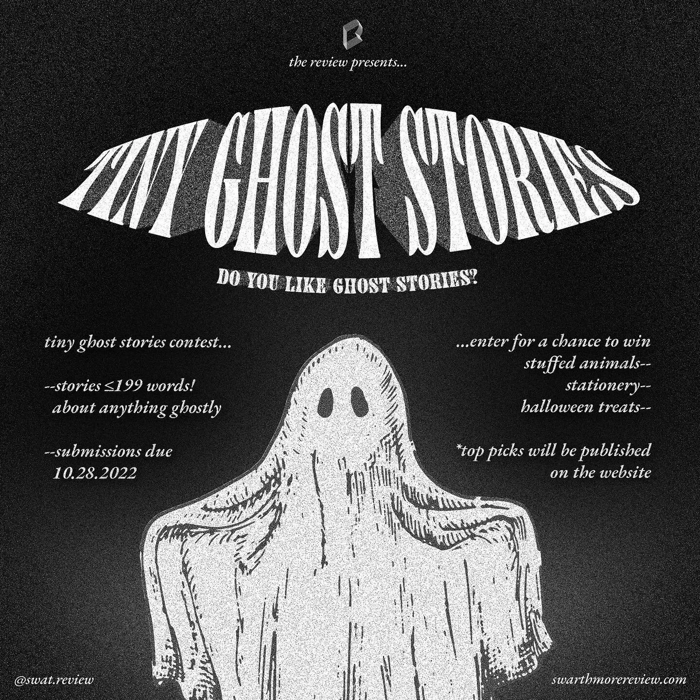 happy spooky season!! ready for some ghost stories?

the review is collecting tiny stories again &mdash; only this time, it&rsquo;s not about love (see the link in our bio for our previous tiny love stories contest). 

the theme: anything spooky scar