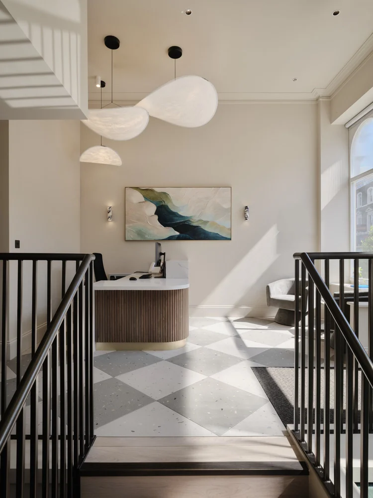 A Host Architecture & Design project - A full refurbishment of this five storey Victorian Office building for Peacock & Co Solicitors.  Photography by Chris Snook