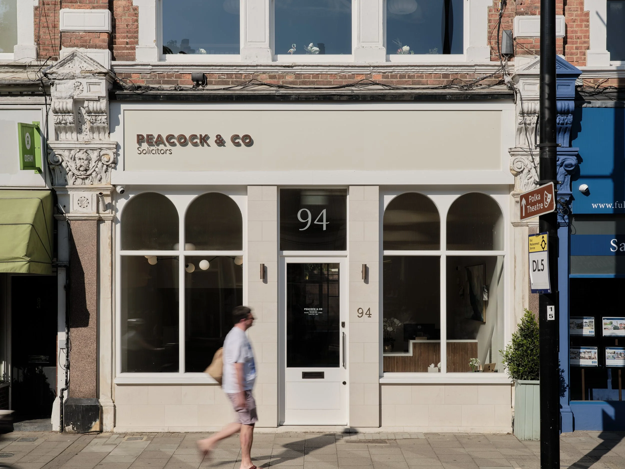 A Host Architecture & Design project - A full refurbishment of this five storey Victorian Office building for Peacock & Co Solicitors.  Photography by Chris Snook