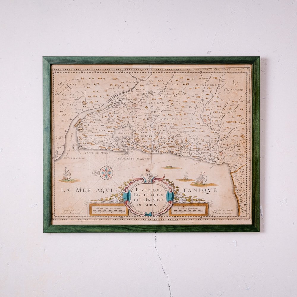 Map of Medoc Region, France