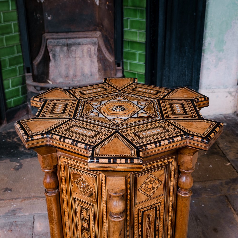 19th Century Damascus Side Table