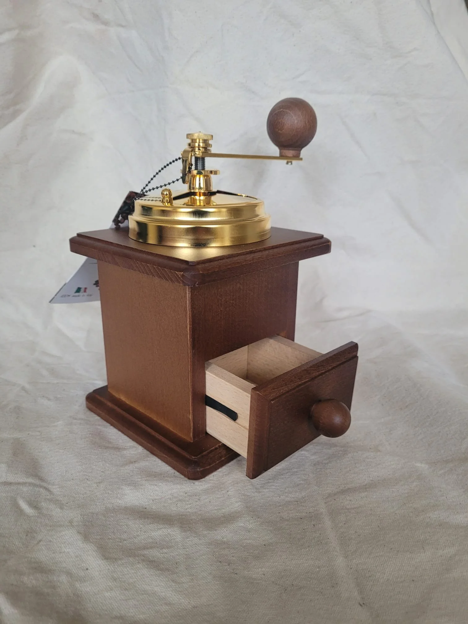 Eppicotispai Traditional Italian Coffee Mill, Walnut - €86.00