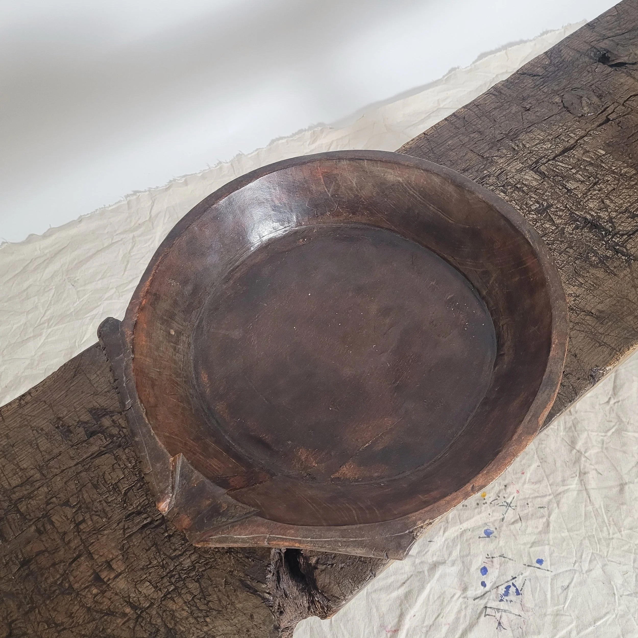 19th century irish vernacular wooden bowl - €265.00