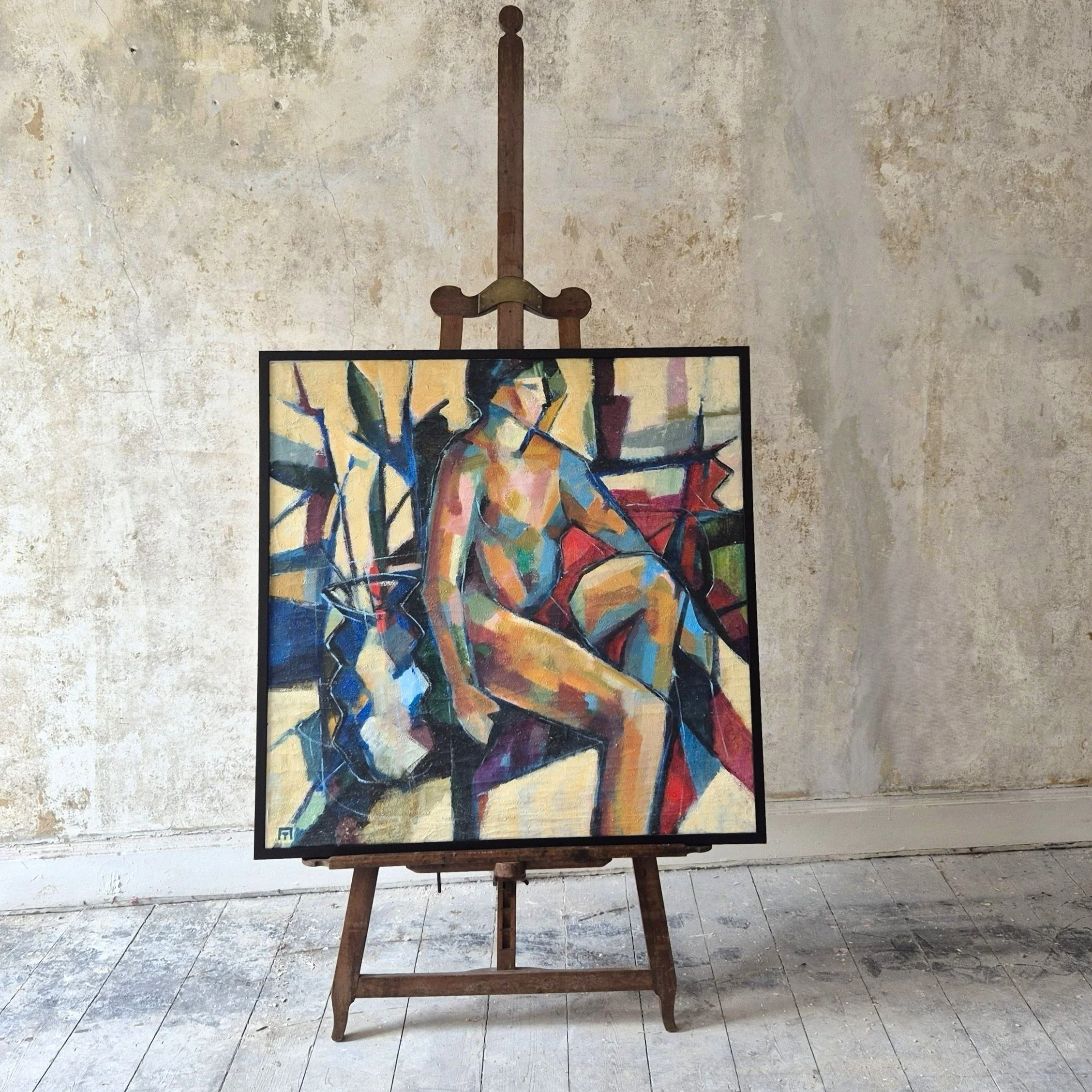 late 20th century oil on canvas of a woman - €1,950.00