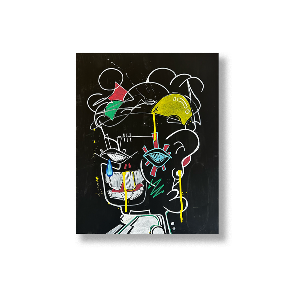 SOPHISTICAT-ID - Acrylic on Canvas - 16in x 20in