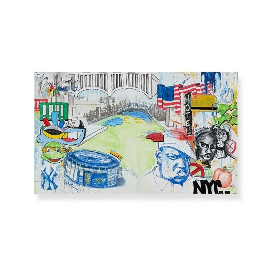 NYC - acrylic on canvas - 3ft x 5ft