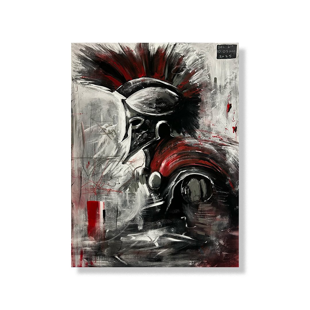 GOOD SOLDIER - Acrylic on canvas- 4ftx3ft