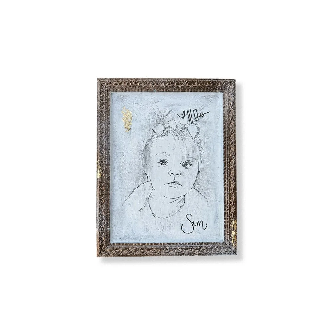 SAM - mixed media on canvas