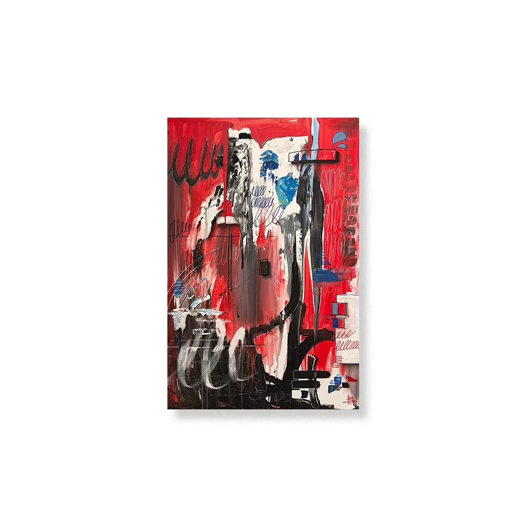 WAR - acrylic paint and charcoal - 2ft x 3ft