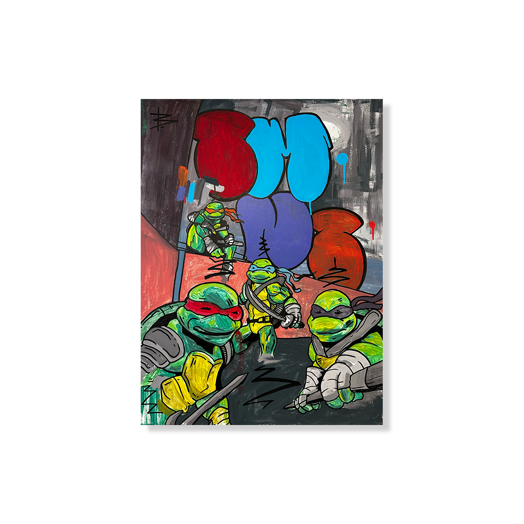 TMNT- acrylic on canvas- 30in x 40in