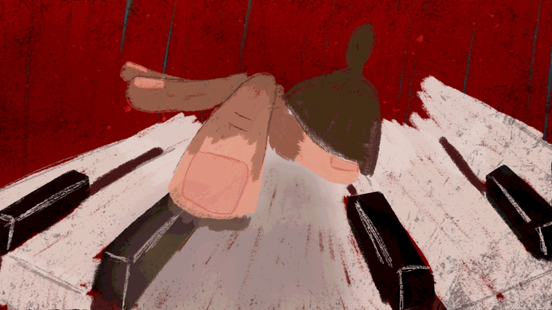 Une poupée en chiffon avec une écharpe, portant un bonnet, entourée de pistolets jouets sur une table en bois.