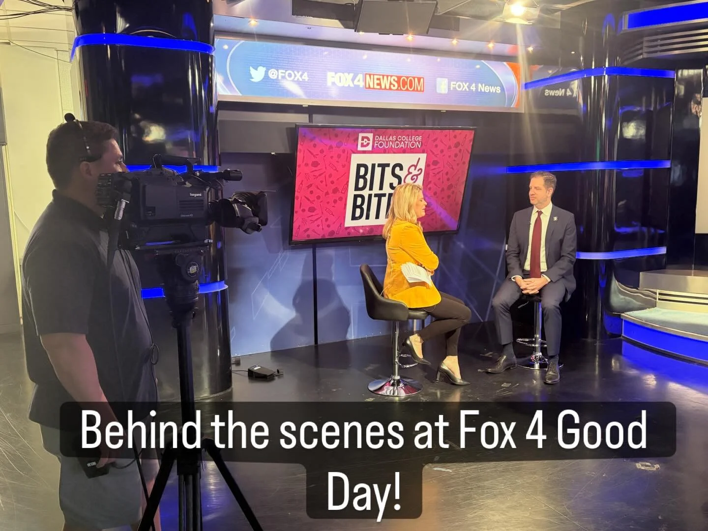 Great segment earlier this week with @dallascollegefoundation exec director Josh Skolnick and @gooddayfox4 @greatmommymoments talking about the Foundation&rsquo;s upcoming Bits &amp; Bites event, a food festival with impact! You can still buy tix for