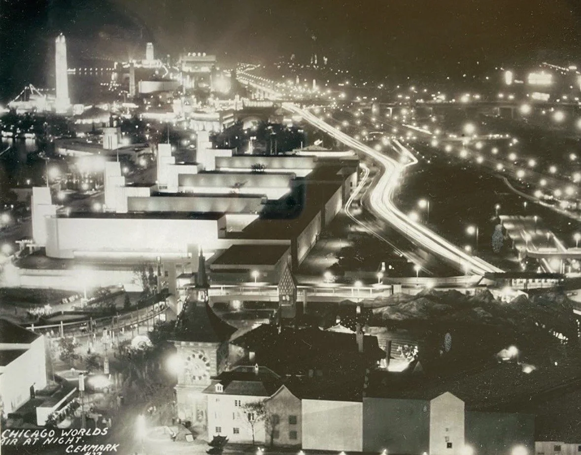   - Two of Leah’s grandfather’s photos - the Chicago World’s Fair and a photo from WWII  