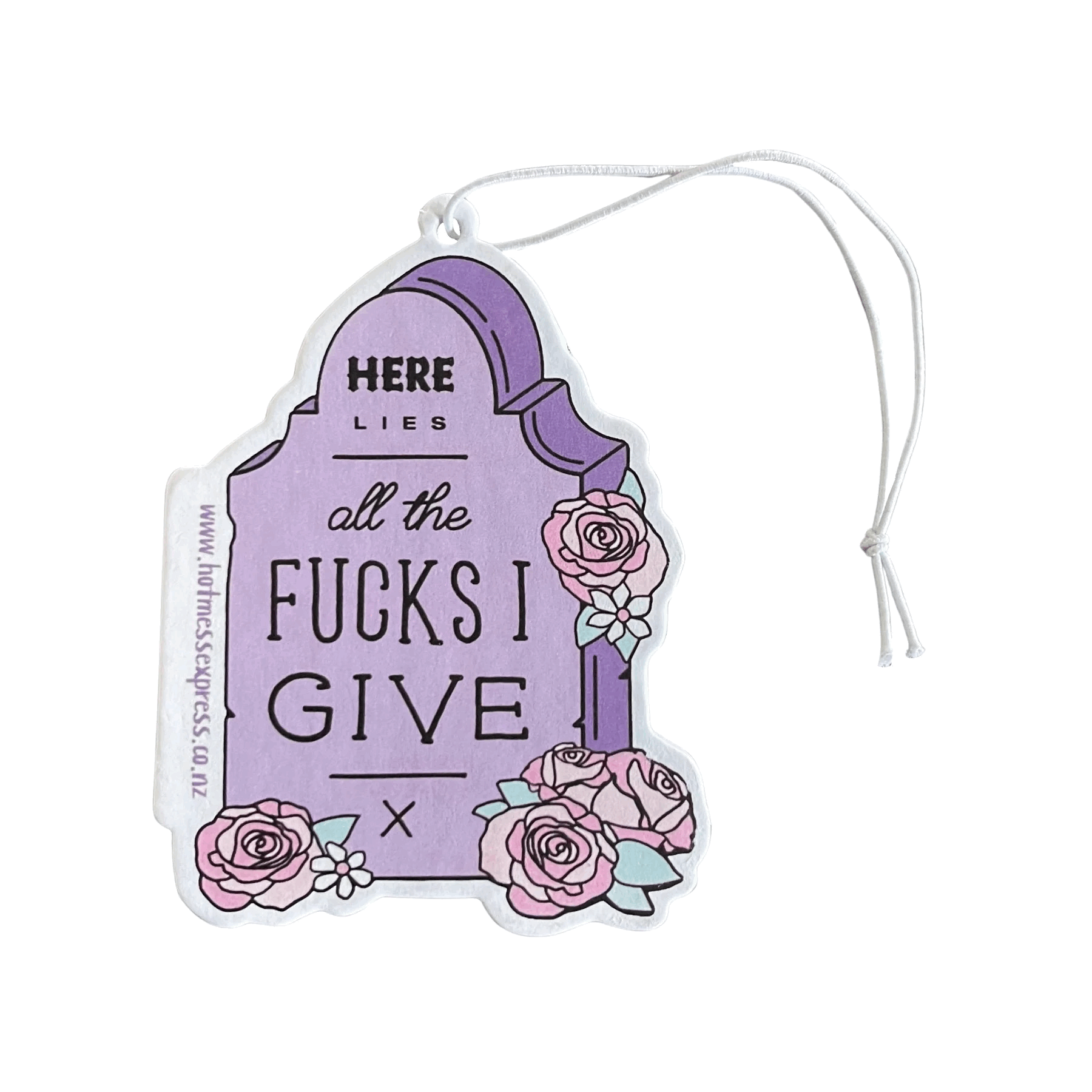 CAR AIR FRESHNER - FUCKS GIVE