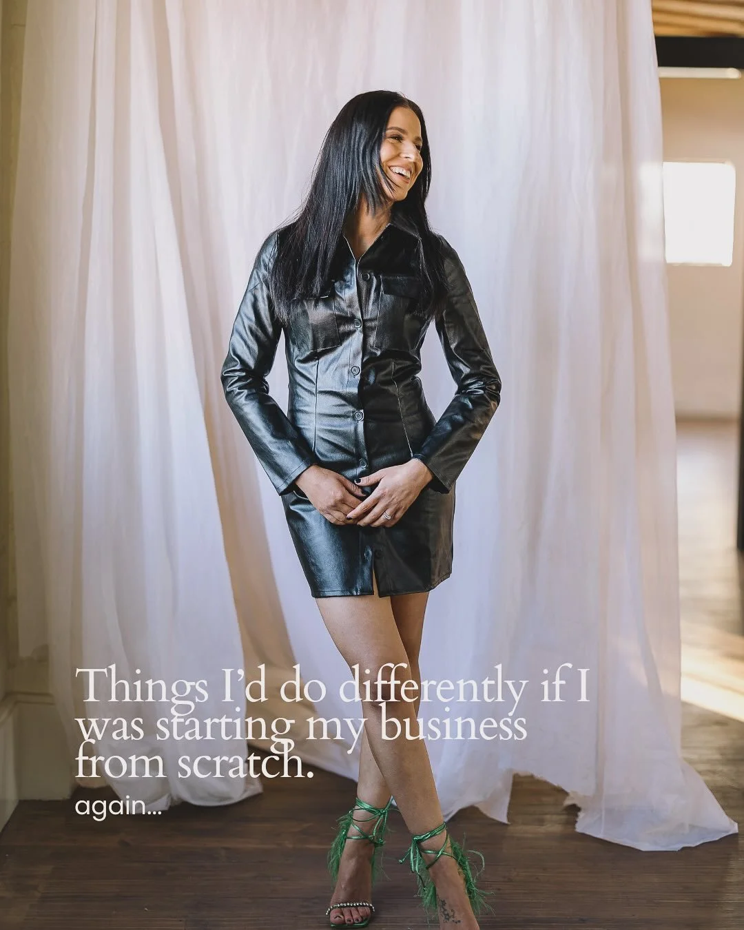 There&rsquo;s nothing I regret, but there&rsquo;s some things I would do differently. 

Business moves at the speed of your leadership.

MB