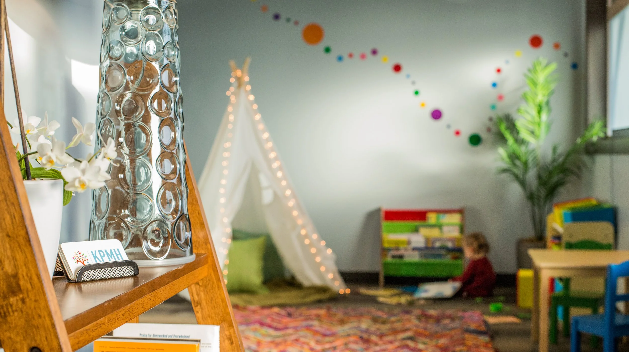 Soldotna counseling office at Kenai Peninsula Mental Health, a welcoming space for teen therapy sessions in Alaska