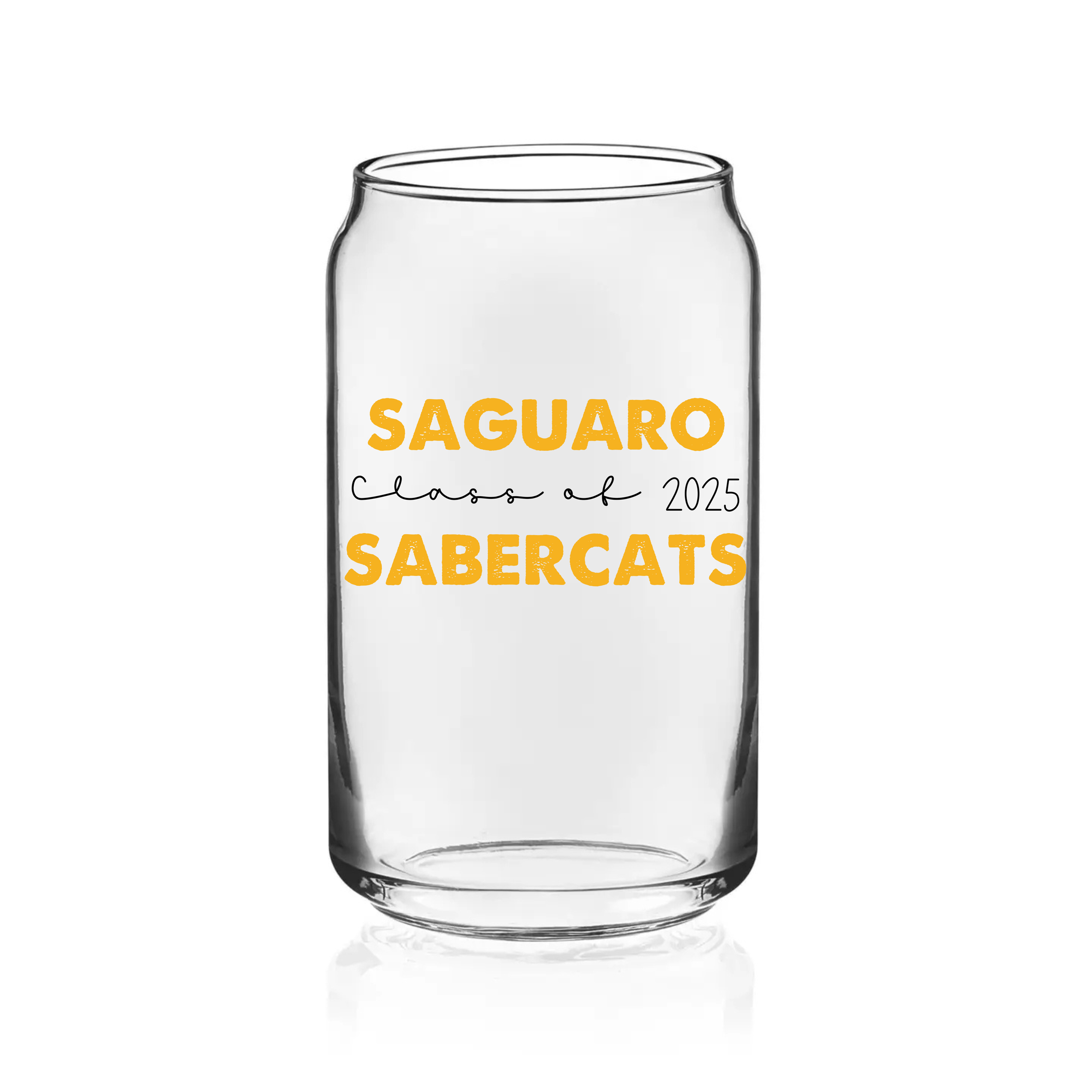 Saguaro Sabercats Libbey Glass Can