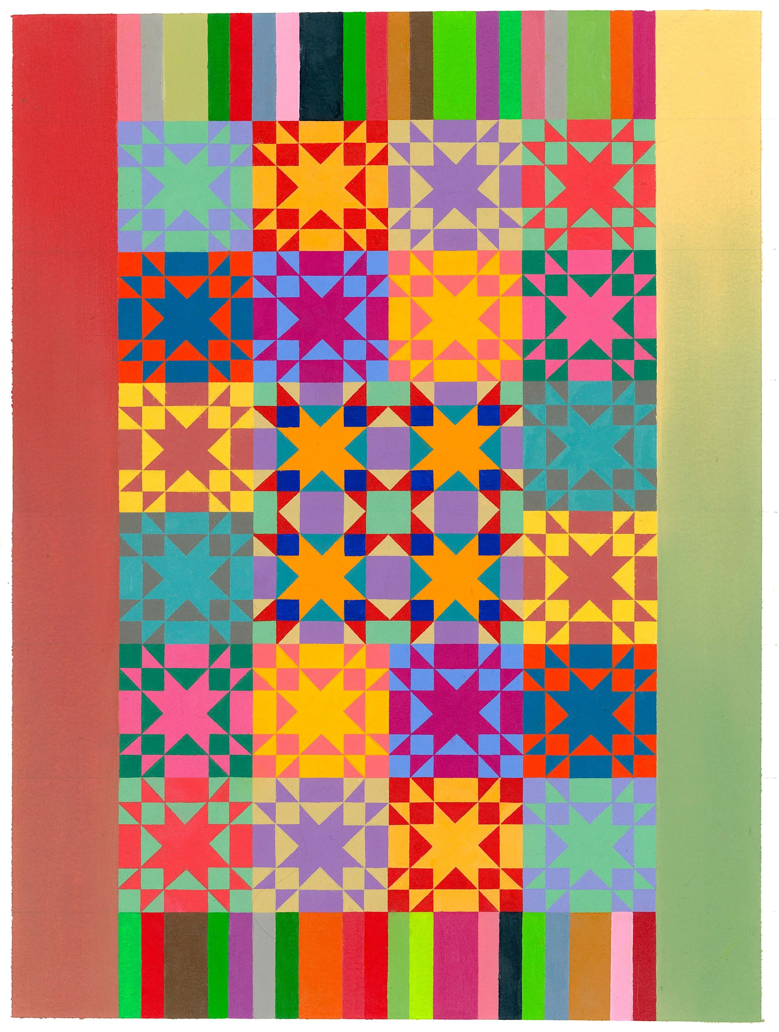 Waste Painting no26, oil on paper, 12x16", 2024