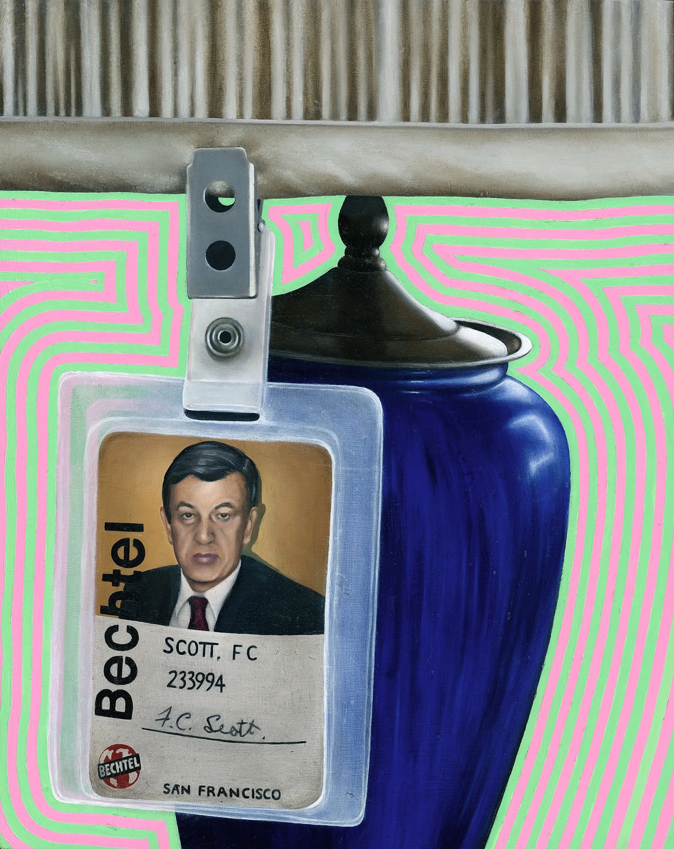 Small Reliquary to My Grandfather, oil on panel, 8x10", 2025