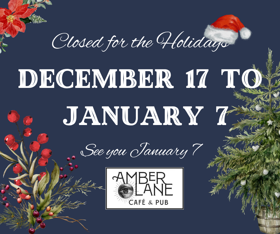 Closed for the holidays