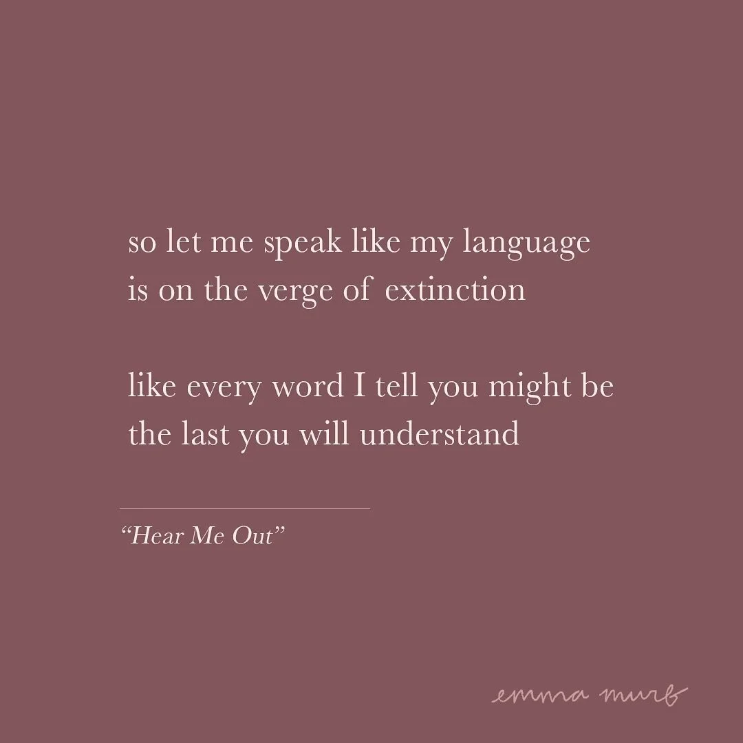 Did you know there are over 6000 languages in the world, a handful of which are endangered with only a single speaker left?

I&rsquo;ve been nerding out on linguistics lately, and it has me feeling extra grateful to share a language with so many. How